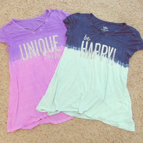 2 Justice T-shirts - Picture 1 of 4